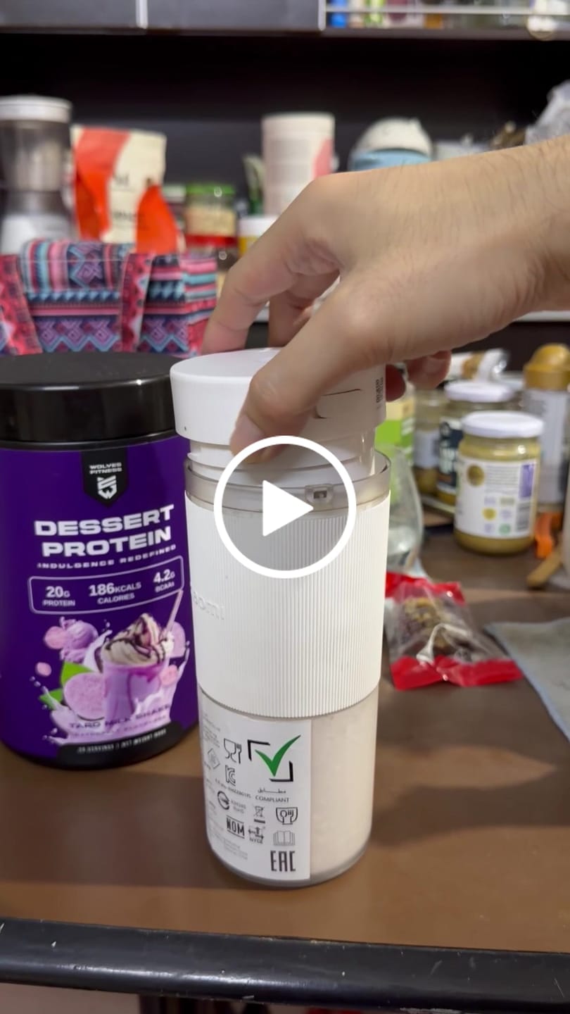 Customer video review of [Pre Oder 7-10days] DESSERT PROTEIN TARO MILK SHAKE [900g Tub - 20 Servings]