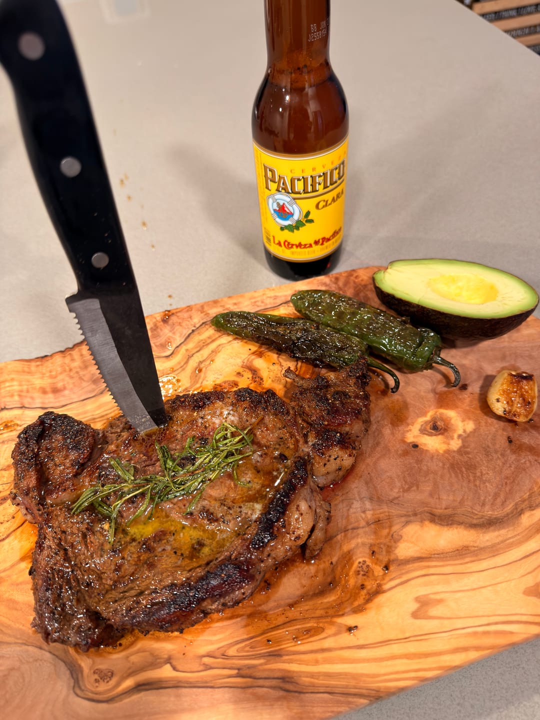 Customer photo review of The Steak Knife Set