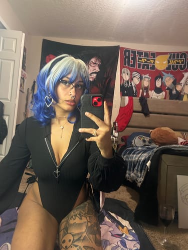Customer photo review of Korura Original Wig #022 – Azurehime