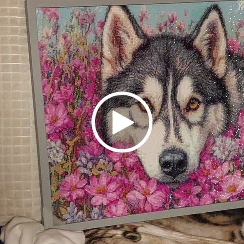 Customer video review of 5D Diamond Painting – Blütenzauber mit Luna