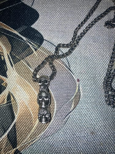 Customer photo review of Reaper's Row Necklace
