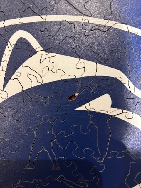 Customer photo review of Penn State University - Wooden Puzzle