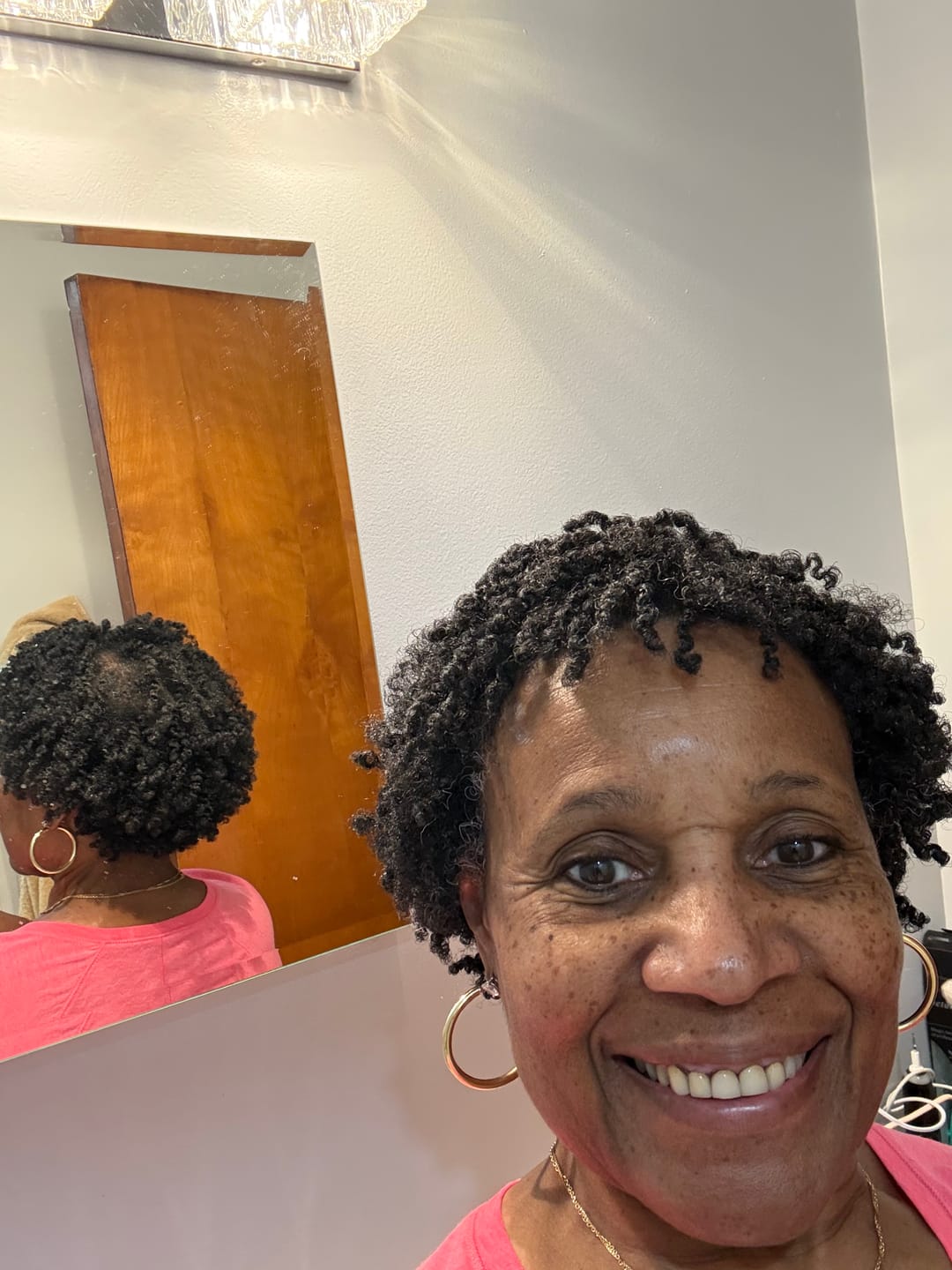 Customer photo review of SET Gel-To-Foam Styling Mousse