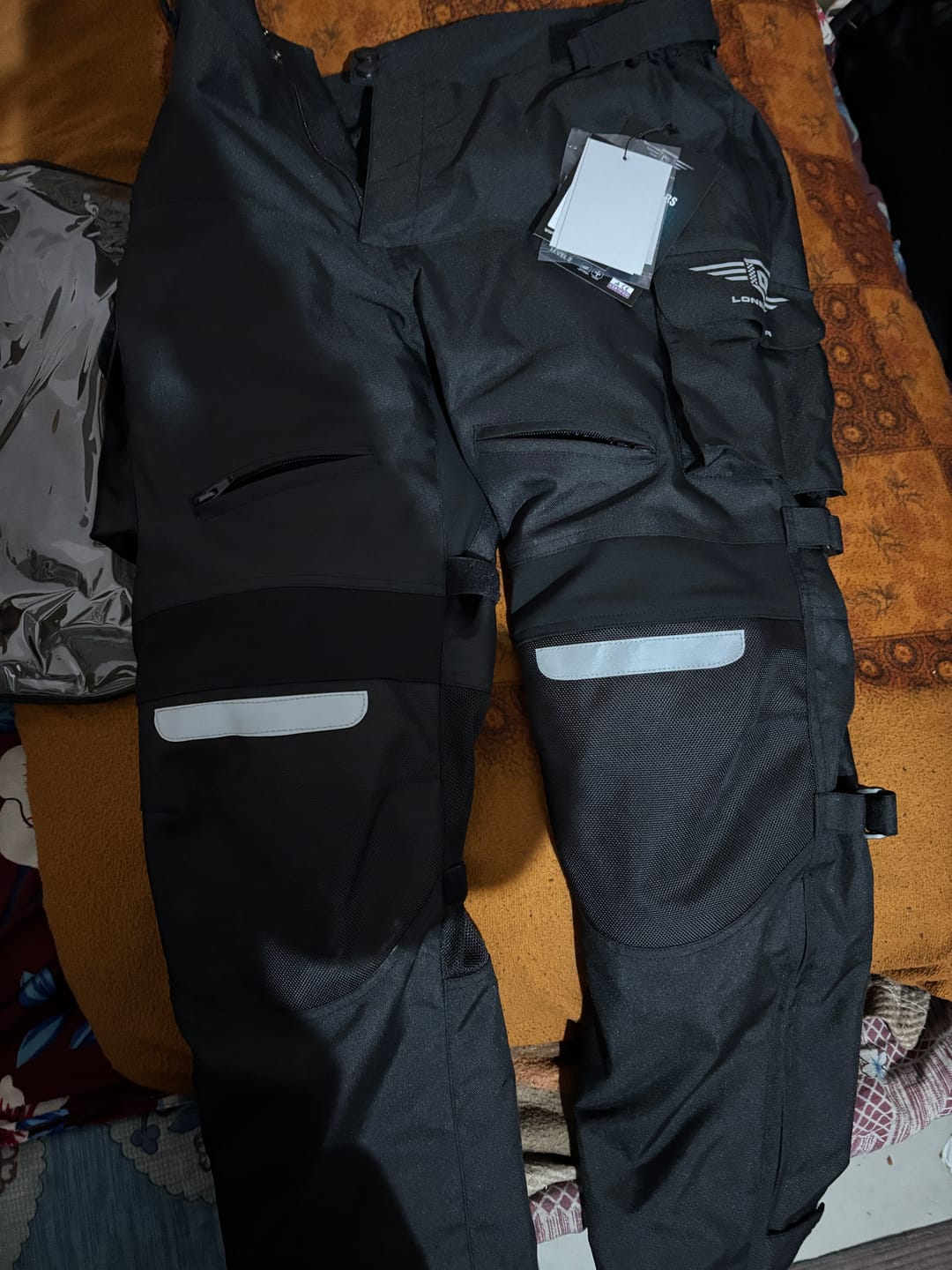Customer photo review of Lone Ranger Trotter Riding Trousers with Tail Bone Protector- Black