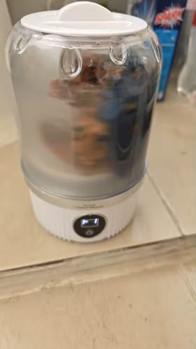 Customer photo review of LYONZA Mini Washing Machine