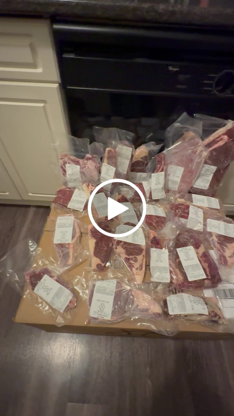 Customer video review of Steak Box