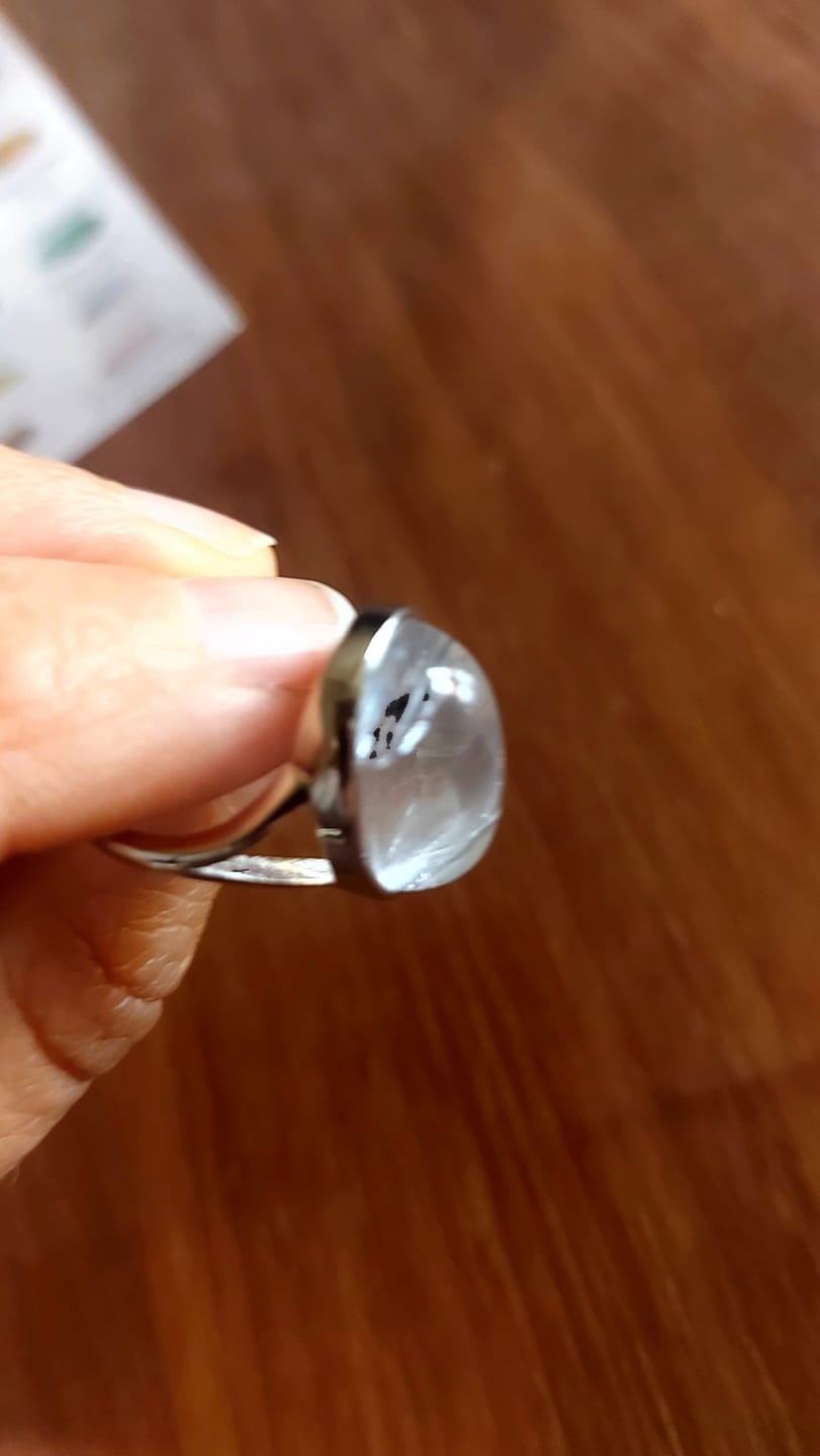 Customer photo review of Bague "Lumière Pure" en Cristal Clair