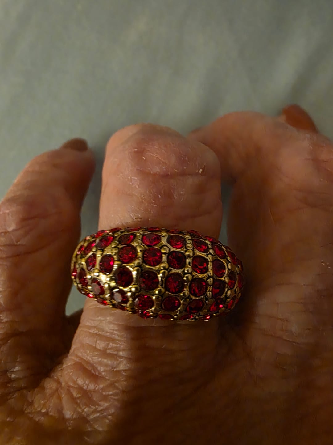 Customer photo review of HEIDI DAUS®"Hugs From Heidi" Crystal Ring