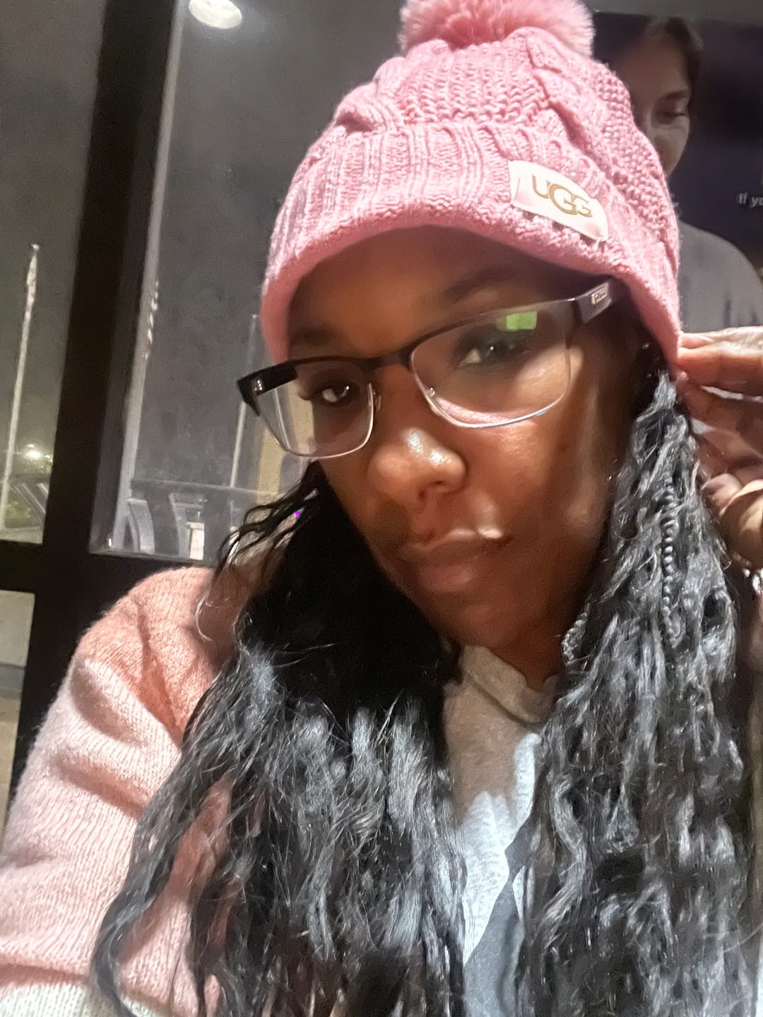 Customer photo review of Wet and Wavy Human Crochet Hair