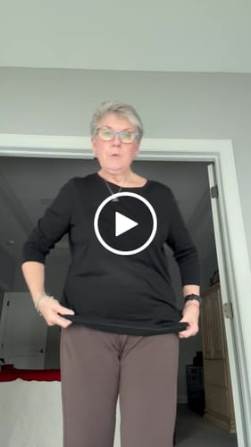 Customer video review of Emerson Straight Leg Pants Petite - Bracken