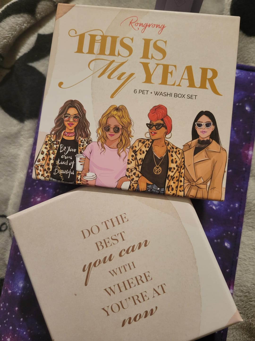 Customer photo review of This is My Year Pre-cut PET Tape + Washi Box Set