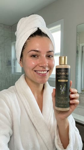 Customer photo review of Kerarose Rosemary Shampoo