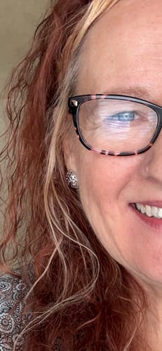 Customer photo review of Carolyn Pollack Sterling Silver Round Amethyst Omega Back Stud Earrings For Women