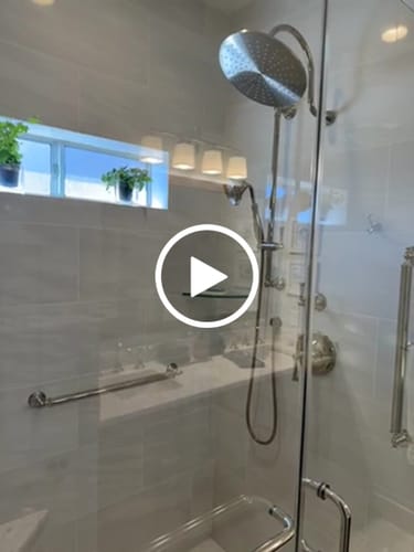 Customer video review of 12 Inch Rain Shower Head