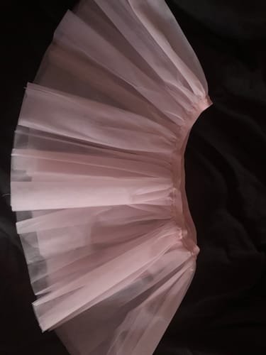 Customer photo review of Dolly Polka Dot Dress + Petticoat (Pink)