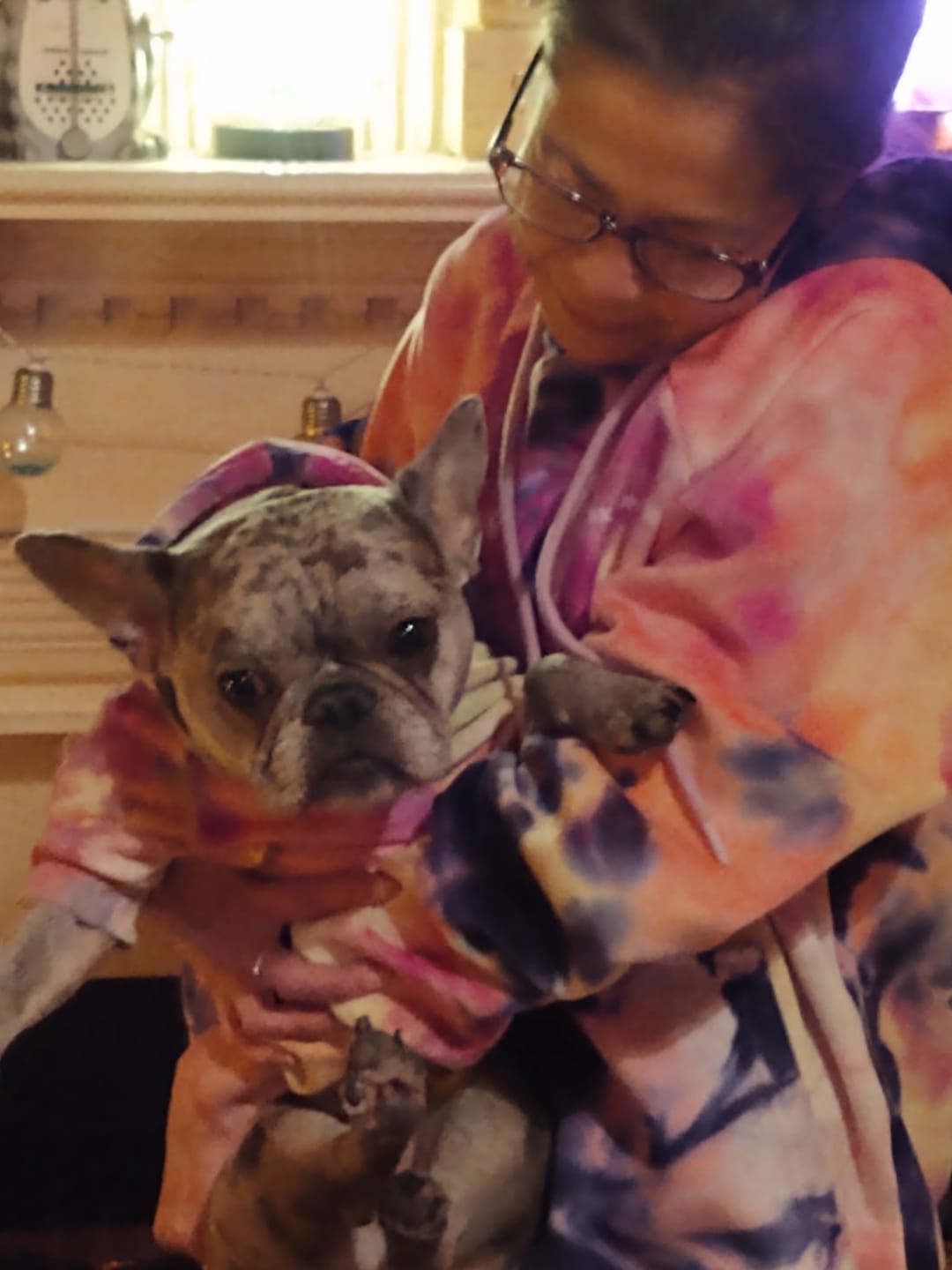 Customer photo review of Velvet Human Hoodie - Berry Lemonade