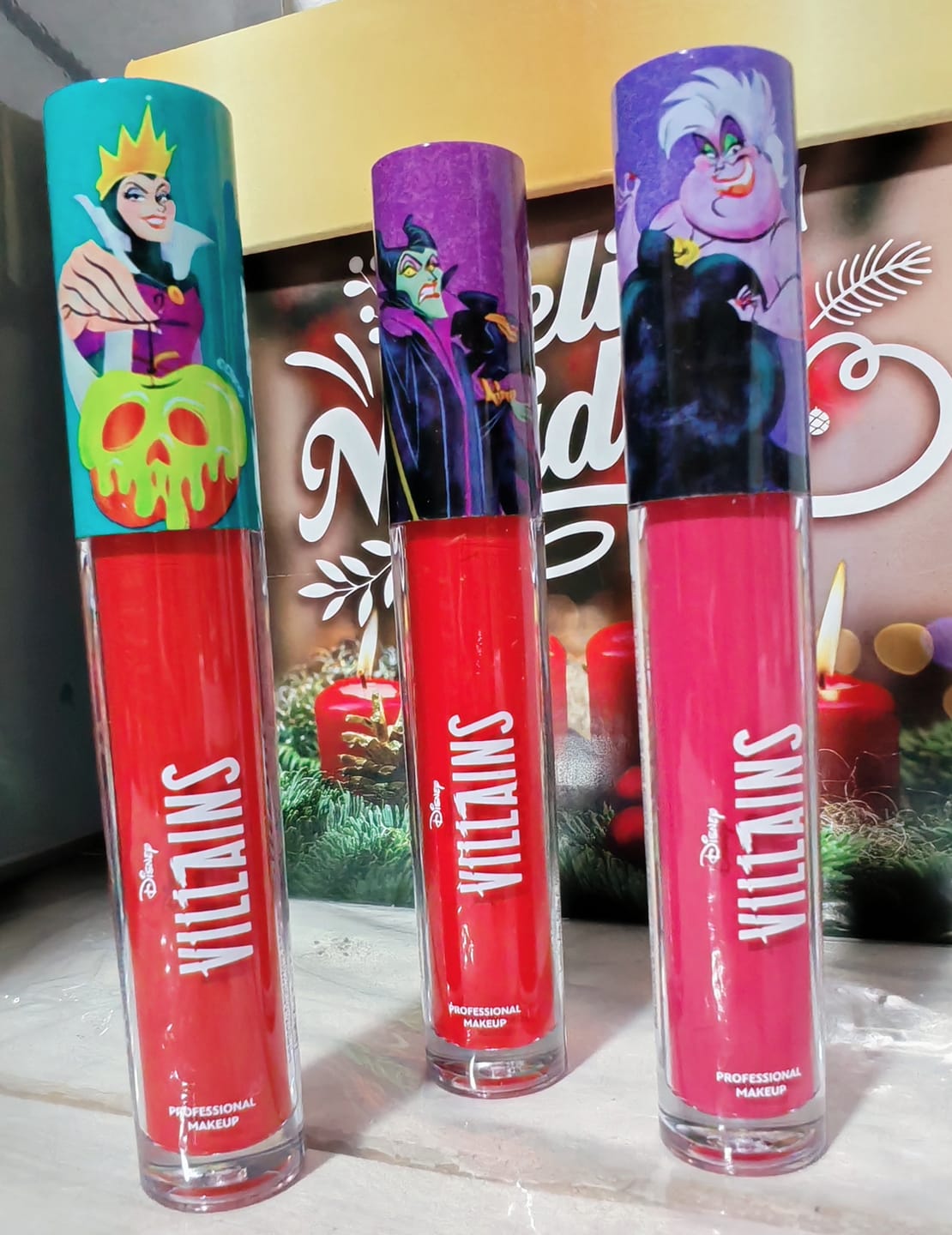 Customer photo review of Set de Labiales Líquidos Mate 3 Villanas