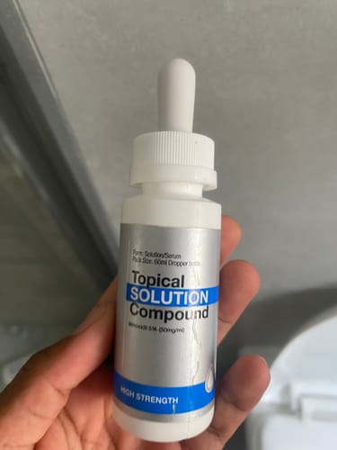 Customer photo review of Minoxidil 5% Solution, 1 Pack 60ml