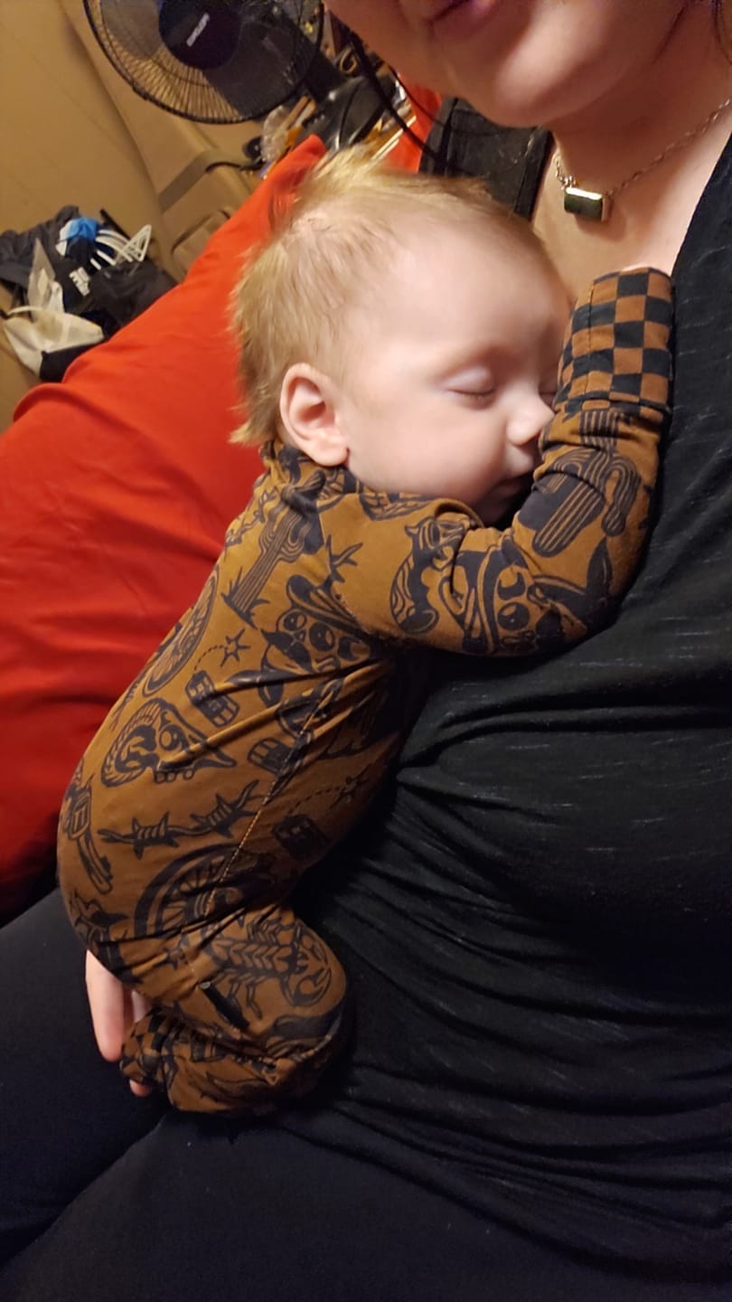 Customer photo review of Bamboo Zippy Sleeper in Wild Wild West