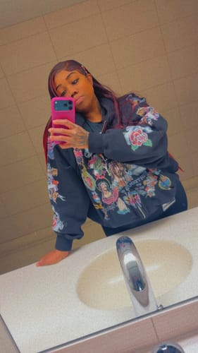 Customer photo review of Righteous Risen King Zip Up Hoodie Black