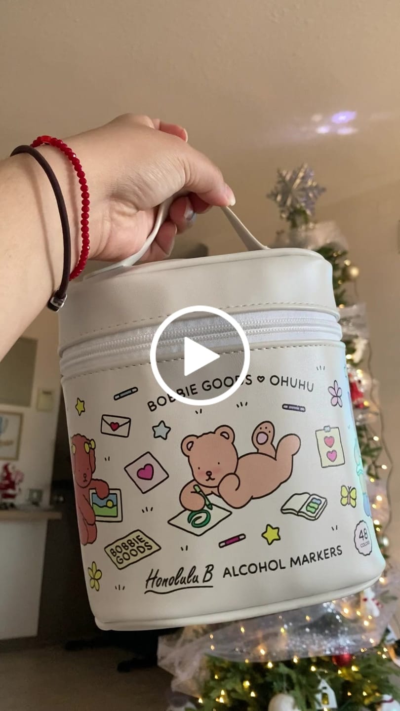Customer video review of Ohuhu - Set 48 Marcadores al Alcohol Honolulu B Doble Punta Bobbie Goods Edition