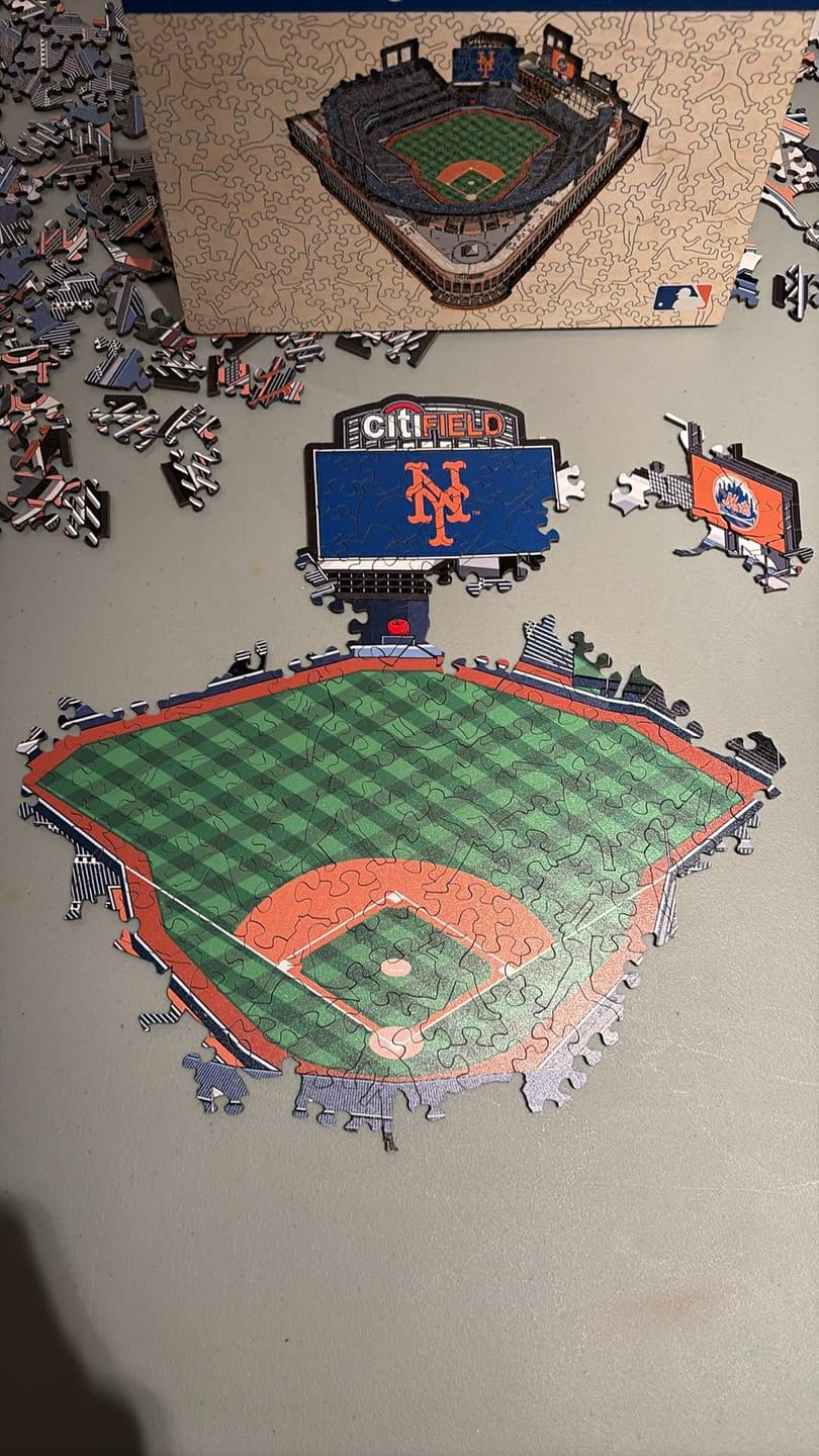 Customer photo review of New York Mets™ Citi Field Stadium - Wooden Puzzle