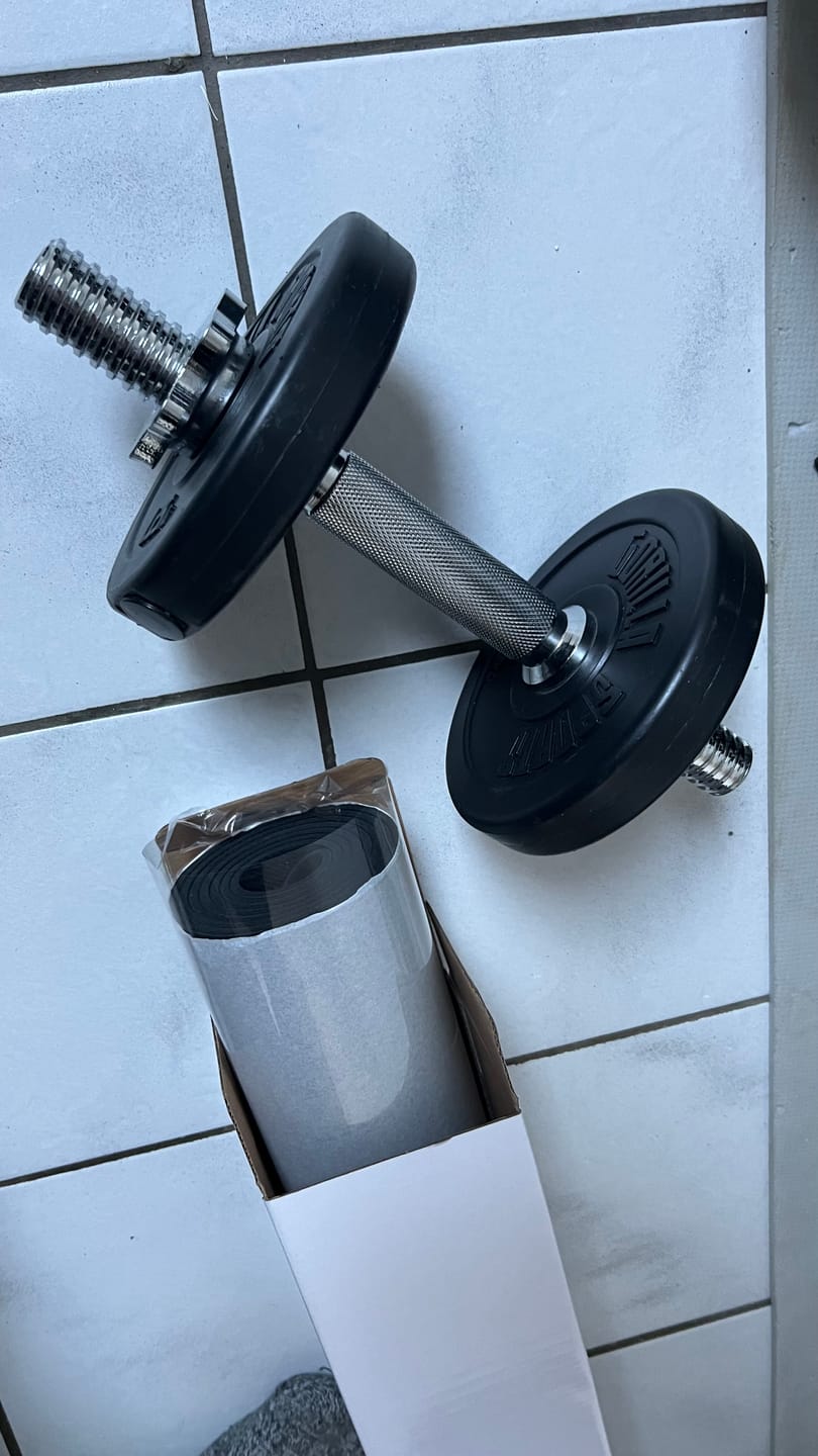 Customer photo review of Yogamatte | PUREFLOW PRO – Naturkautschuk & PU-Leder | 4,5 mm