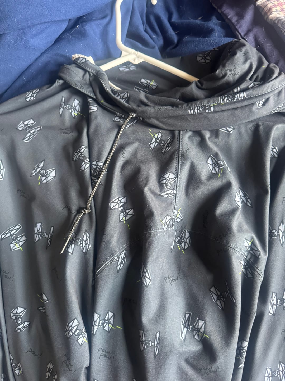 Customer photo review of Star Wars™ "Pew Pew" – Performance Hoodie
