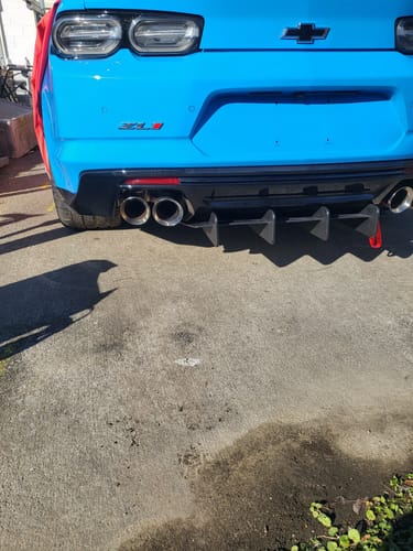 Customer photo review of Camaro 16-18 Diffuser