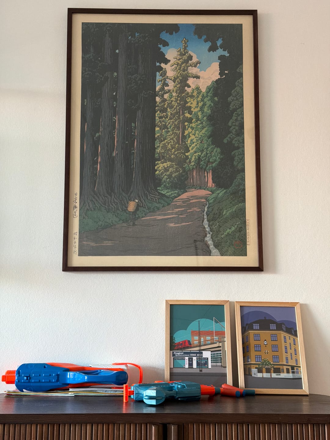 Customer photo review of The Road to Nikko by Hasui Kawase, 1935