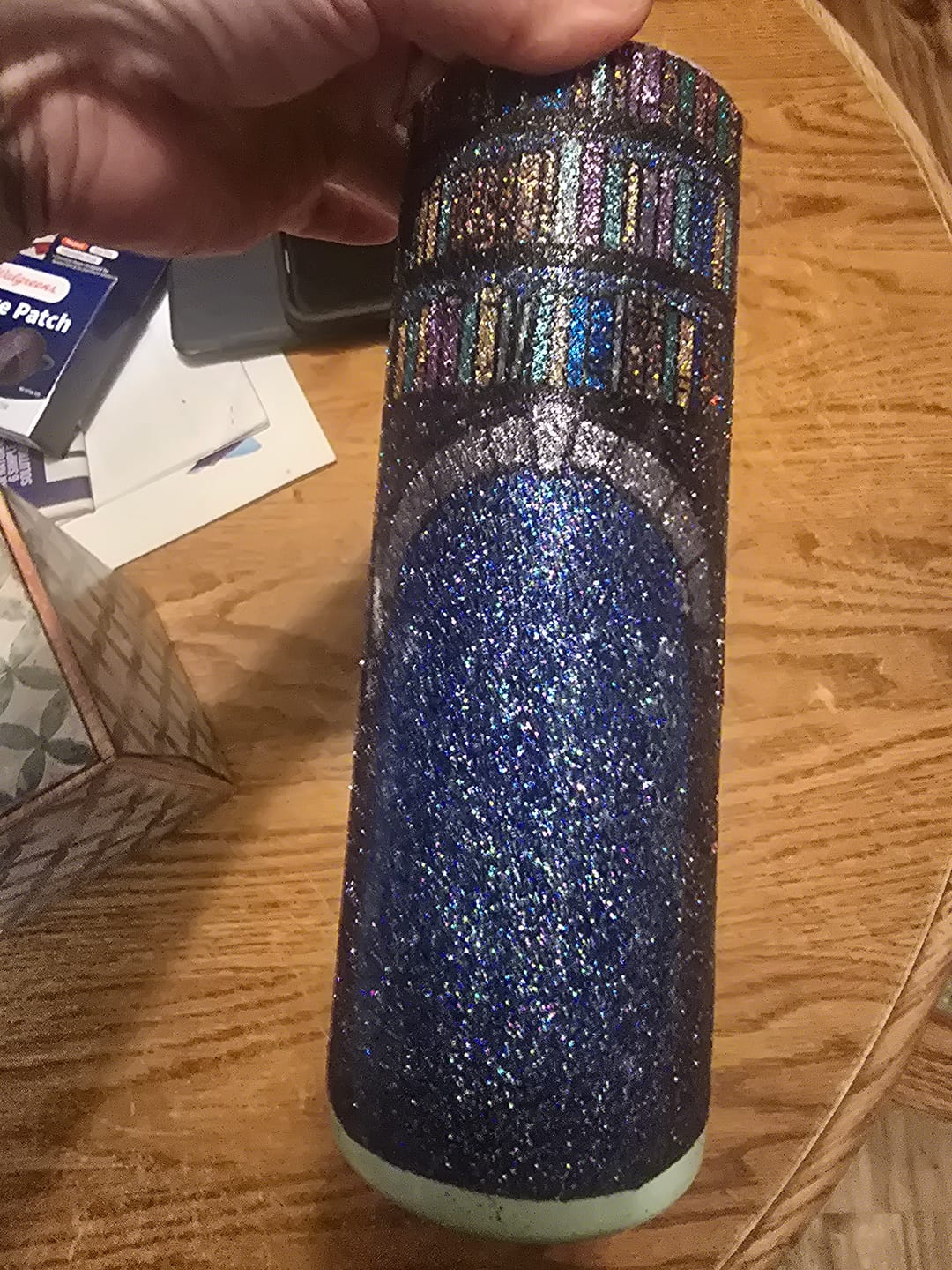 Customer photo review of Roman Library Tumbler Template