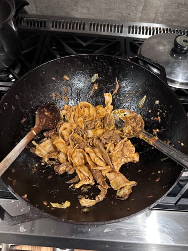 Customer photo review of [N1] Spicy Cumin Lamb Hand-Ripped Noodles Meal Kit (4 Servings)
