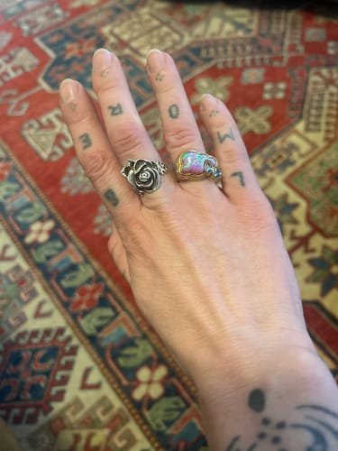 Customer photo review of Cry Me a River Pink Opal Ring