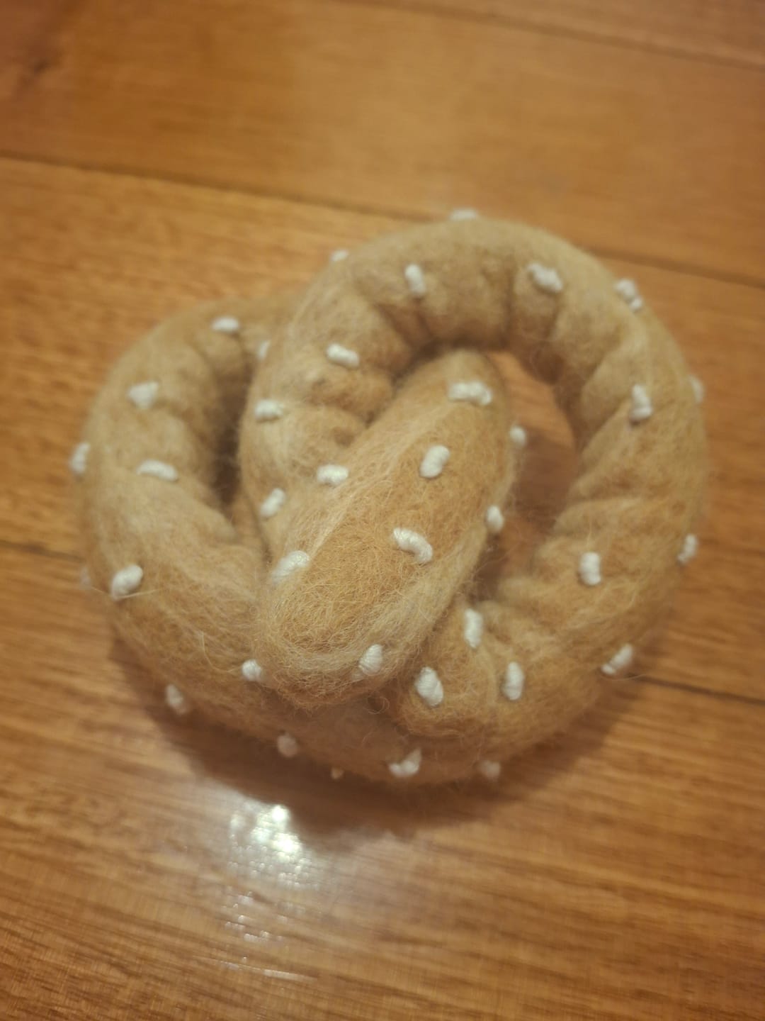 Customer photo review of Felt Soft Pretzel