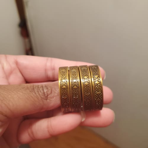 Customer photo review of ZINC ALLOY FOLDING BRASS KNUCKLES SELF-DEFENSE TOOL