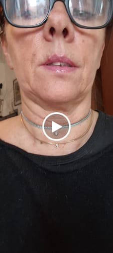 Customer video review of Collana Mini Tennis Choker Colorata