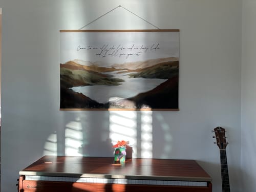 Customer photo review of Horizontal Poster: Come to Me all who are