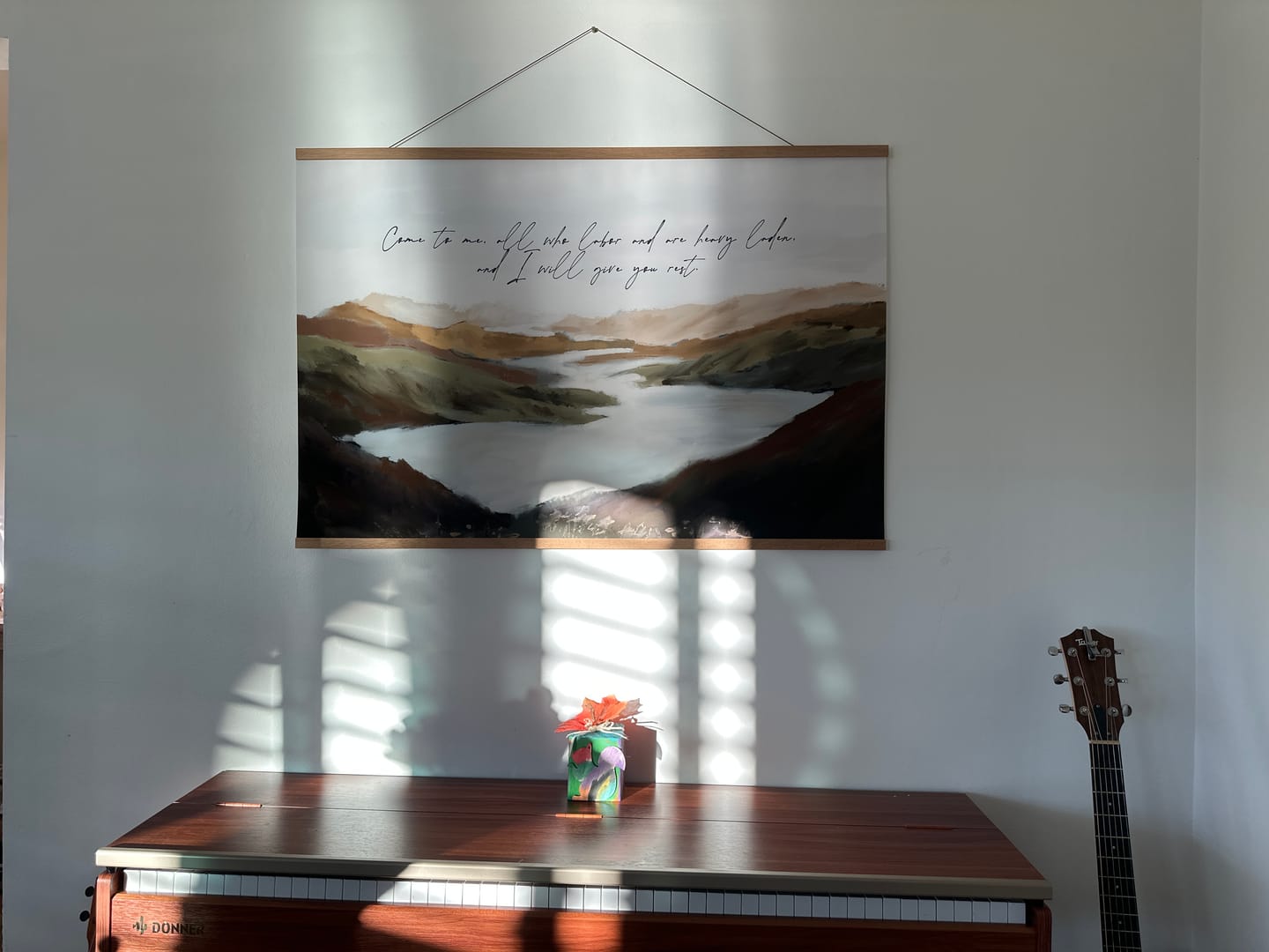 Customer photo review of Horizontal Poster: Come to Me all who are