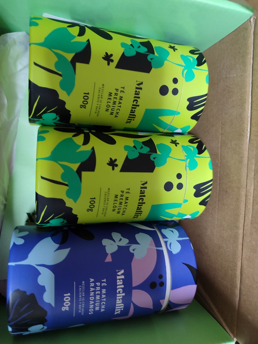 Customer photo review of Té Matcha Premium Melón