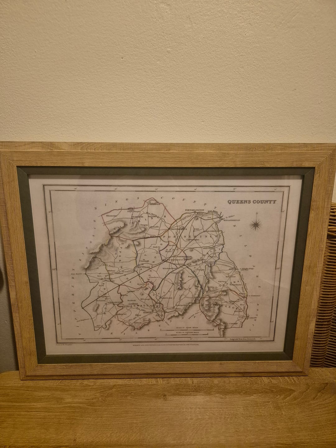 Customer photo review of Old Map of County Laois (Queen's) by Samuel Lewis, 1844: Abbeyleix, Ballybrittas, Durrow, Mountmellick, Stradbally
