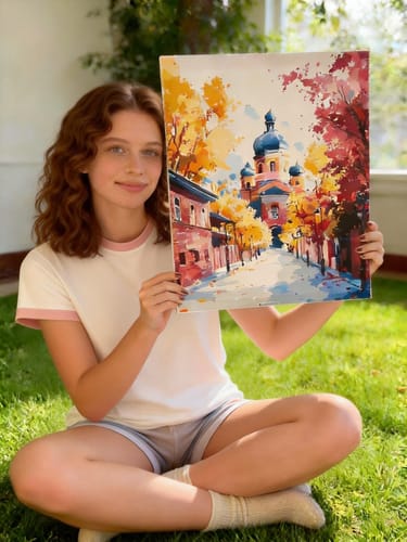 Customer photo review of Colorful street view