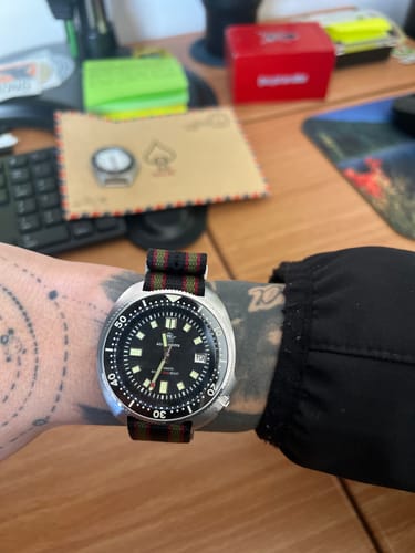 Customer photo review of 007 Bond Nylon Strap- Five Eye