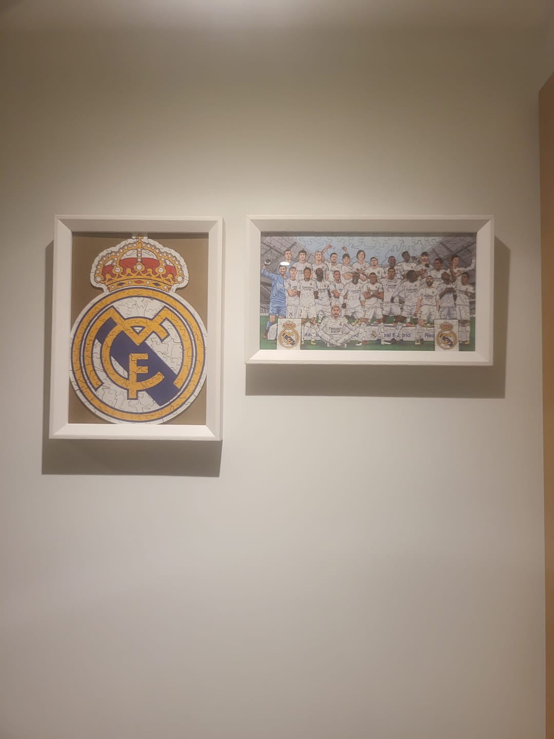 Customer photo review of Real Madrid CF® Logo - Wooden Puzzle