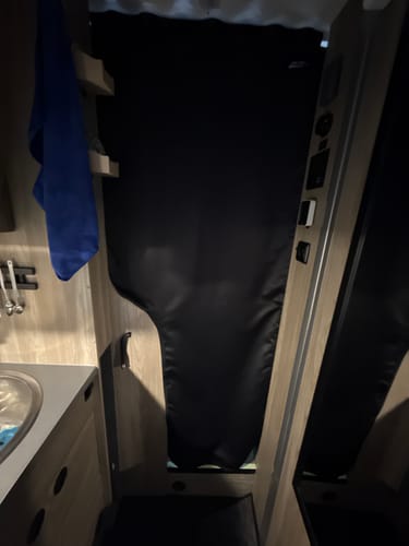 Customer photo review of Sprinter Ekko Bedroom Curtain