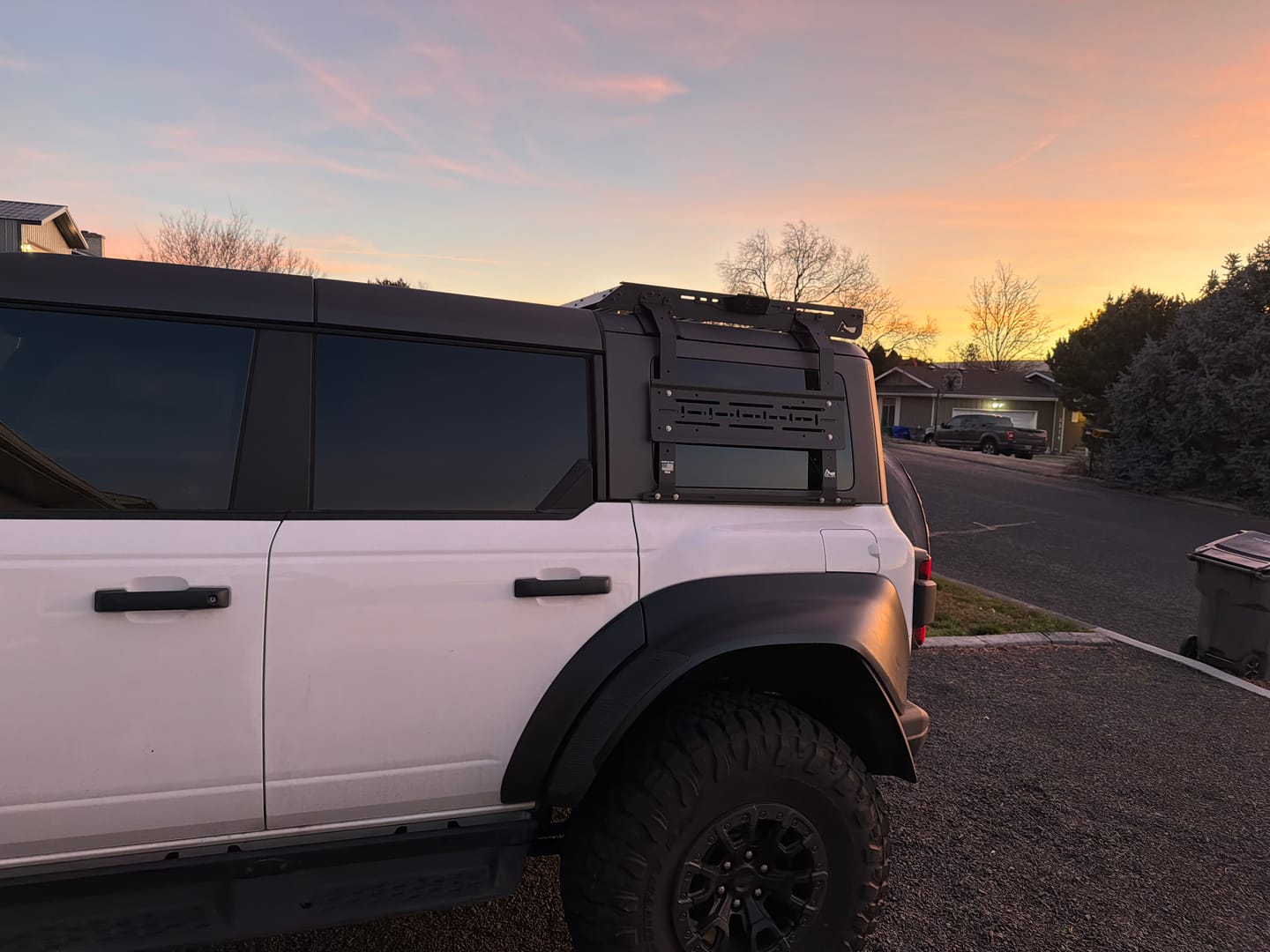 Customer photo review of Modular Half Rack For The Ford Bronco