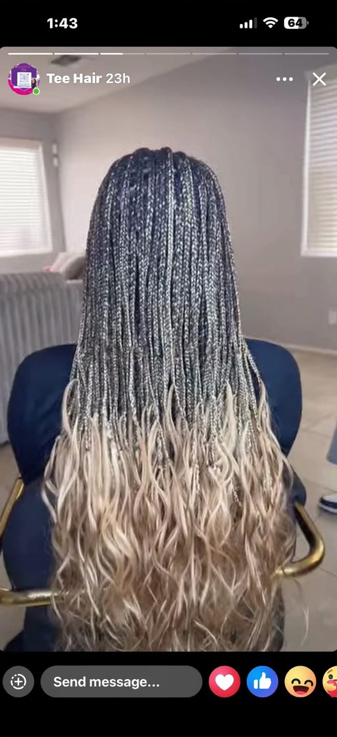 Customer photo review of #27/#30/#613 Mix Color Blend Body Wave Bulk Human Braiding Hair