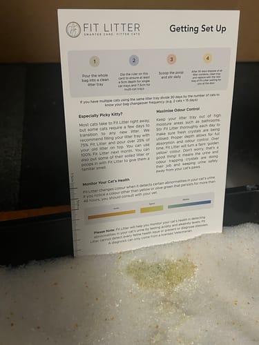 Customer photo review of Fit Litter