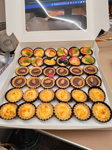 Customer photo review of Mini Nidoyaki Cheese Tarts (Available in KL & Penang branches only)