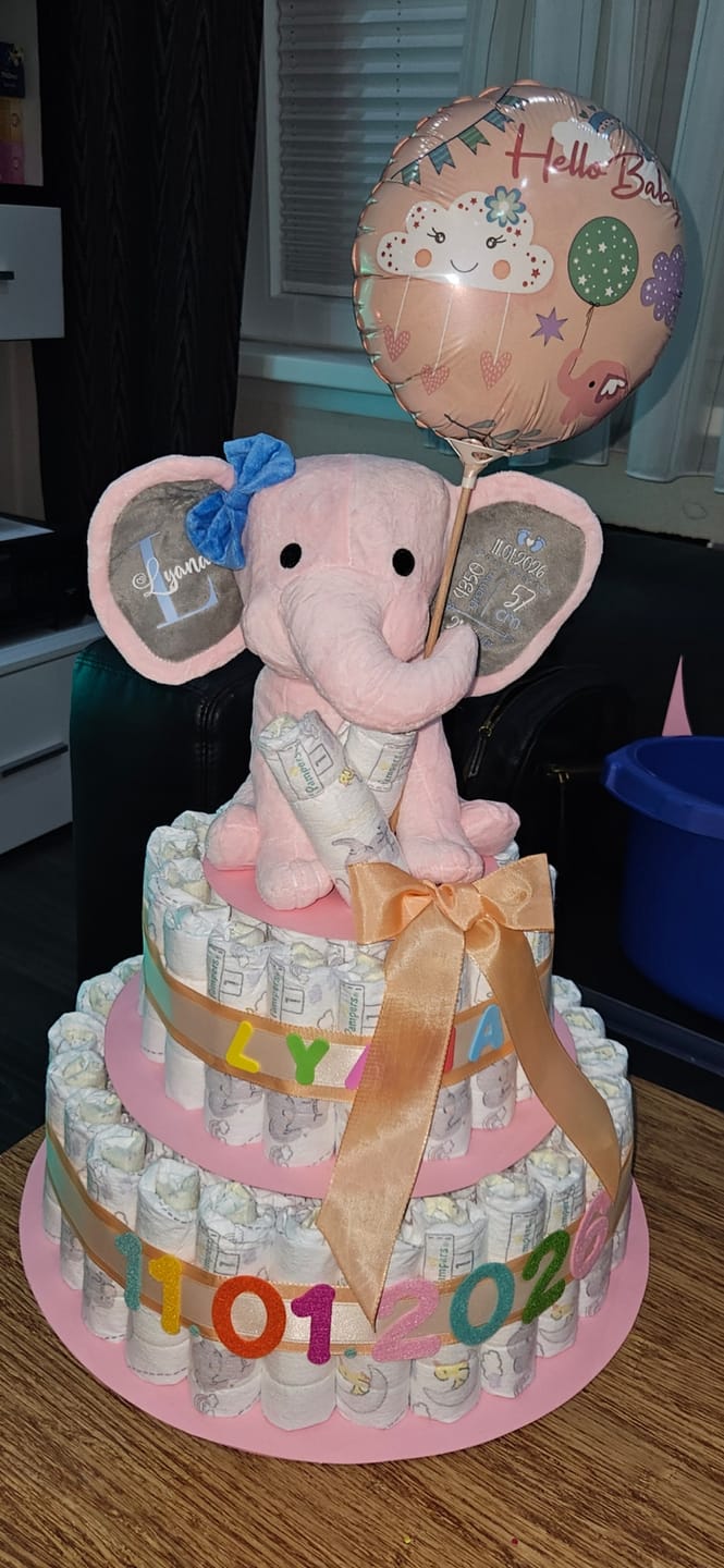 Customer photo review of Kuschel Elefant - Baby-Stofftier