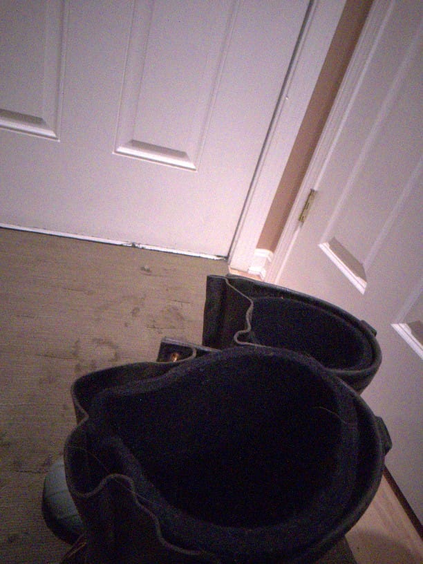 Customer photo review of Wool Felt Replacement Boot Liners (826 BB)